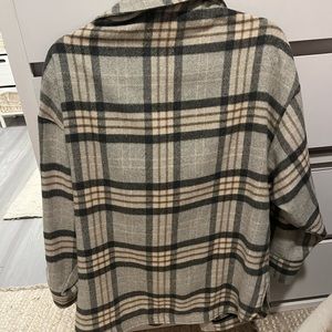 Zara thick flannel jacket